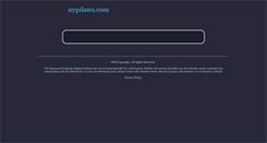 Desktop Screenshot of nypilates.com